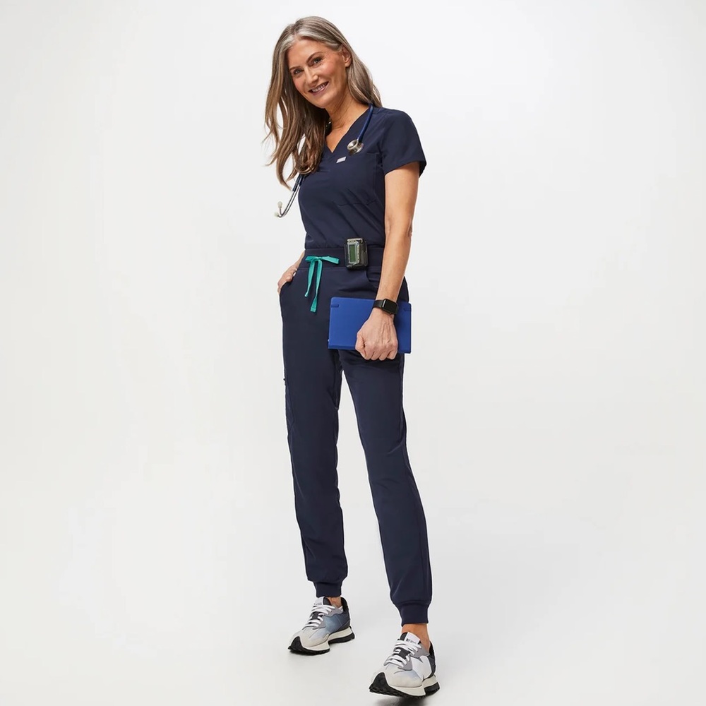Figs Navy Zamora Lined Jogger